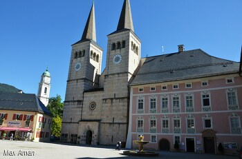 Die Stiftskirche in Berchtesgaden